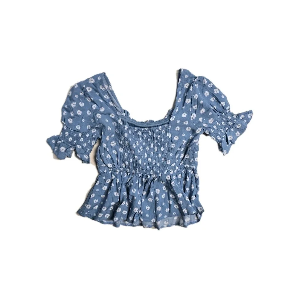 Franki Ultra‎ Hi-rise Straight Girls Jeans Baby Doll Top Smocked 10 Y Lot Of 2